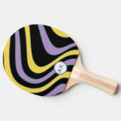 De jaren '60 Style #2 met monogram Tafeltennisbatje (Zijkant)