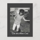 De jaren 60 waren cool briefkaart (Voorkant)