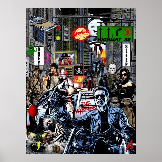 de jaren 80 poster (Voorkant)