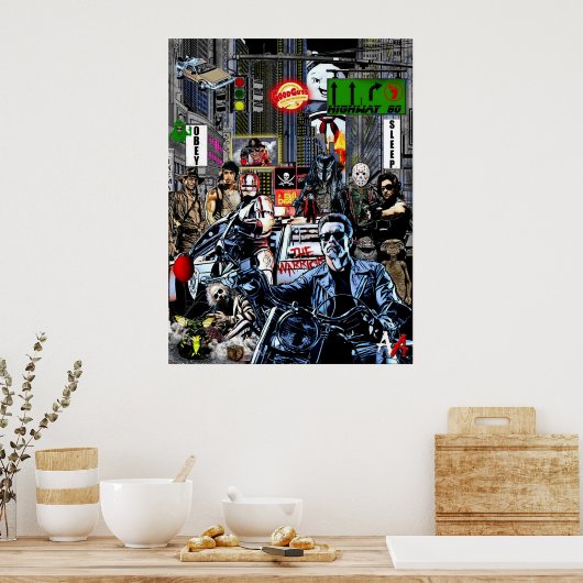 de jaren 80 poster (Keuken)