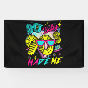 De jaren '80 van de jaren '90 van de Baby '90 maa Spandoek