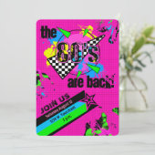 De jaren 80 zijn terug, de tachtiger kaart (Staand voorkant)