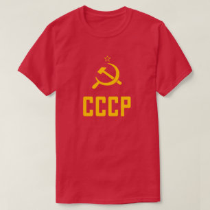 De jaren '80T-shirt van CCCP de USSR Sovjetunie T-shirt