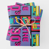 De jaren '90 inpakpapier vel (In situ)