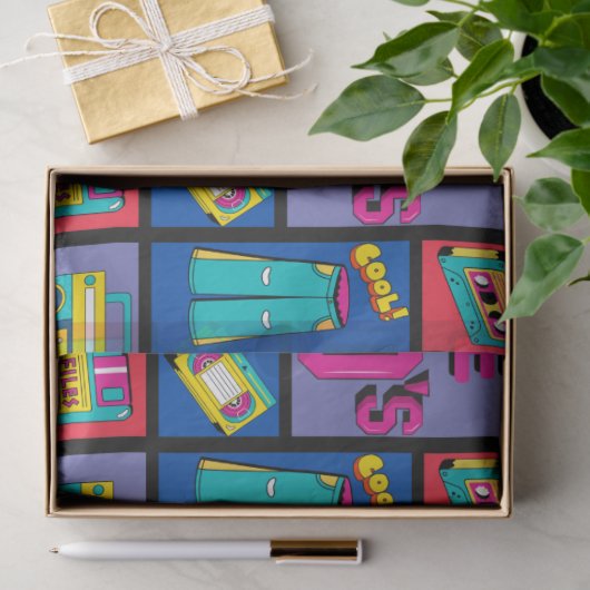 De jaren '90 tissuepapier (Geschenk)