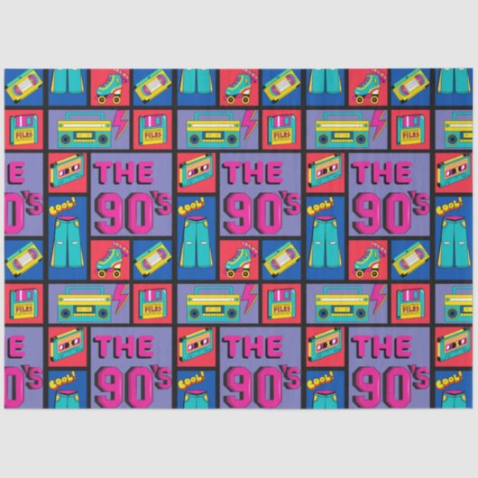 De jaren '90 tissuepapier (Voorkant)