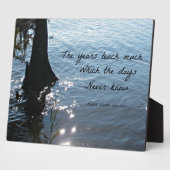 De jaren leren veel wat de dagen nooit weten fotoplaat (Zijkant)