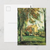 De Jas de Bouffan van Paul Cezanne Briefkaart (Voorkant / Achterkant)