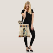 De jas tote bag (Op model)
