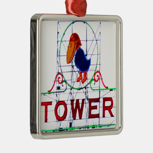De Jayhawk Tower Metalen Ornament (Rechts)