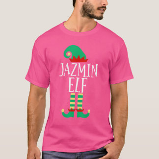 De Jazmin Elf familie komt overeen met de kerstpyj T-shirt