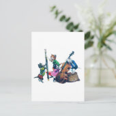 De Jazz Cats Band Briefkaart (Staand voorkant)