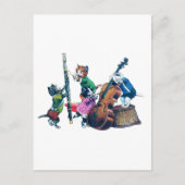 De Jazz Cats Band Briefkaart (Voorkant)