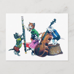 De Jazz Cats Band Briefkaart