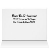 De jazz-muzikant Notecard (Binnen Horizontaal (Boven))