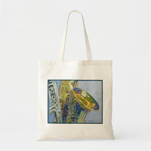 De Jazz van New Orleans Tote Bag (Voorkant)