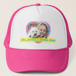 De Jeanne & Cotton Show Heart Sprinkles Logo Trucker Pet