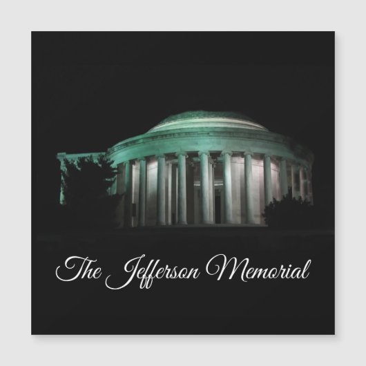 De Jefferson Memorial in de nacht van Magnet (Voorkant)