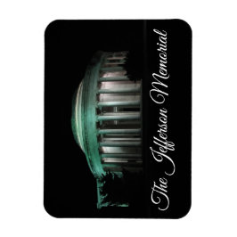 De Jefferson Memorial 's nachts Magneet