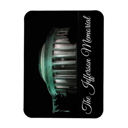 De Jefferson Memorial 's nachts Magneet (Verticaal)