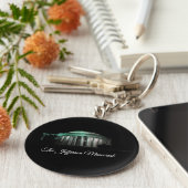 De Jefferson Memorial 's nachts Sleutelhanger (Zijkant)