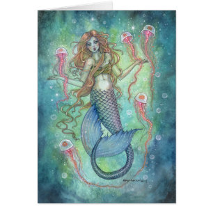 De Jellies Mermaid en Jellyfish Fantasy Art