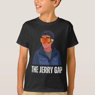 De Jerry Gap Skiet Grappige Skiën Grap Berg Humo T-shirt