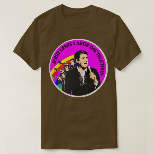De Jerry Lewis Labor Day Telethon T-shirt (Design voorkant)