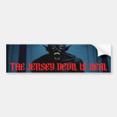 De Jersey Devil bestaat echt Bumpersticker (Voorkant)