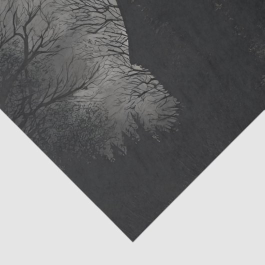 De Jersey Devil Cryptid Decoupage Tissuepapier (Detail)