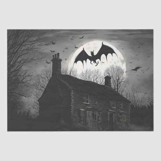 De Jersey Devil Cryptid Decoupage Tissuepapier (Voorkant)