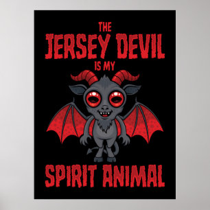 De Jersey Devil Is Mijn Geestdier Poster