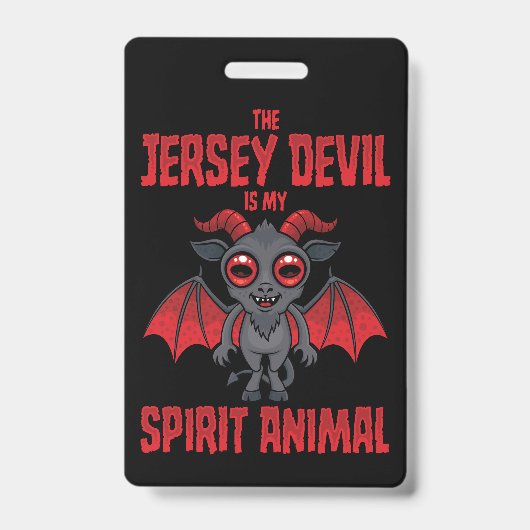 De Jersey Devil is mijn spirituele dier Badge (Voorzijde)