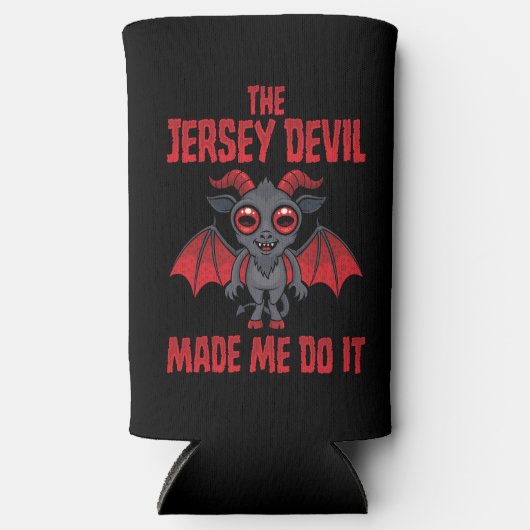 De Jersey Devil Liet Me Het Doen Seltzer Blikjeskoeler (Voorkant)