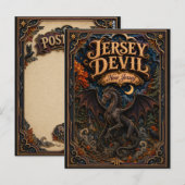 De Jersey Devil New Jersey Popcut Legends Briefkaart (Voorkant / Achterkant)