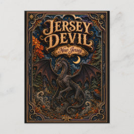De Jersey Devil New Jersey Popcut Legends Briefkaart