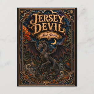 De Jersey Devil New Jersey Popcut Legends Briefkaart