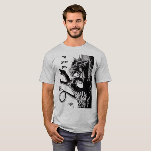 De Jersey Devil T-shirt (Voorkant volledig)