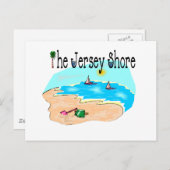 De Jersey Shore Briefkaart (Voorkant / Achterkant)