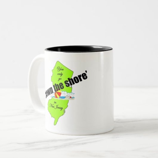 De Jersey Shore Mok (Voorkant links)