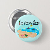 De Jersey Shore Ronde Button 5,7 Cm (Voorkant /achterkant)
