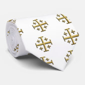 De Jerusalem Cross - Gold Beveled Edition Stropdas (Opgerold)
