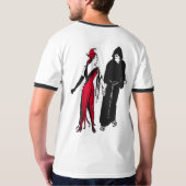 De Jester en de Monk T-shirt (Achterkant volledig)