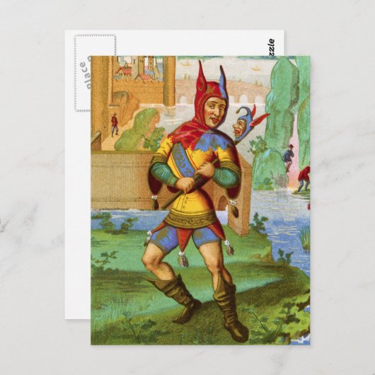 De Jester Post Card Briefkaart (Voorkant / Achterkant)