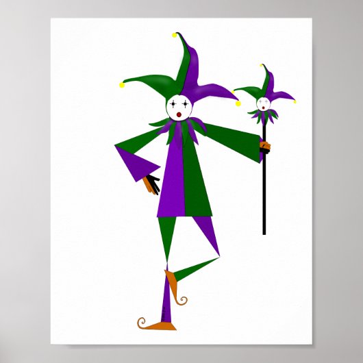 De Jester Print, het Papier van het Poster van de (Voorkant)