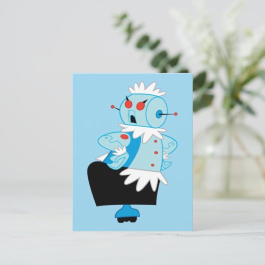 De Jestons | Rosie de Robot Briefkaart (Staand voorkant)