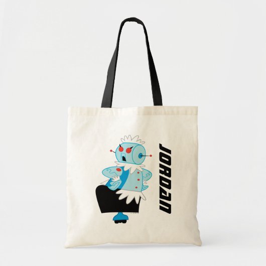 De Jestons | Rosie de Robot | Jouw namen toevoegen Tote Bag (Voorkant)