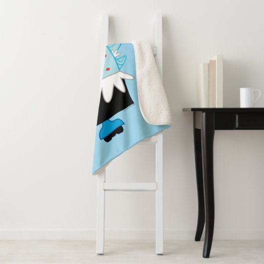 De Jestons | Rosie de Robot Sherpa Deken (In situ)