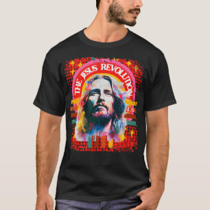 De Jesus Revolution 2.0 psychedelisch Christelijk T-shirt