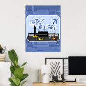 De Jet Set! Poster (Thuiskantoor)
